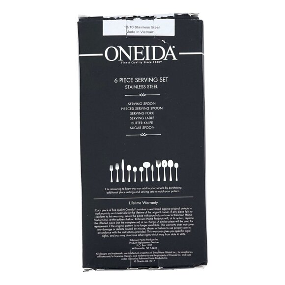 Oneida Miralles 6 Piece Serving Set, Stainless Steel - Picture 2 of 3